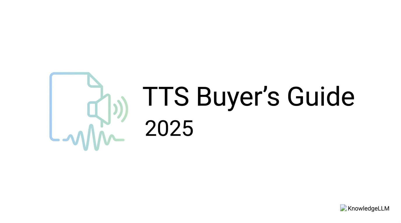 AI Text-to-Speech Buyer’s Guide 2025: What to Know Before You Buy