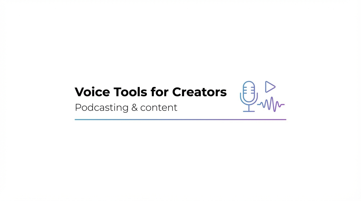 Best AI Voice Tools for Podcasting and Content Creation (2025)