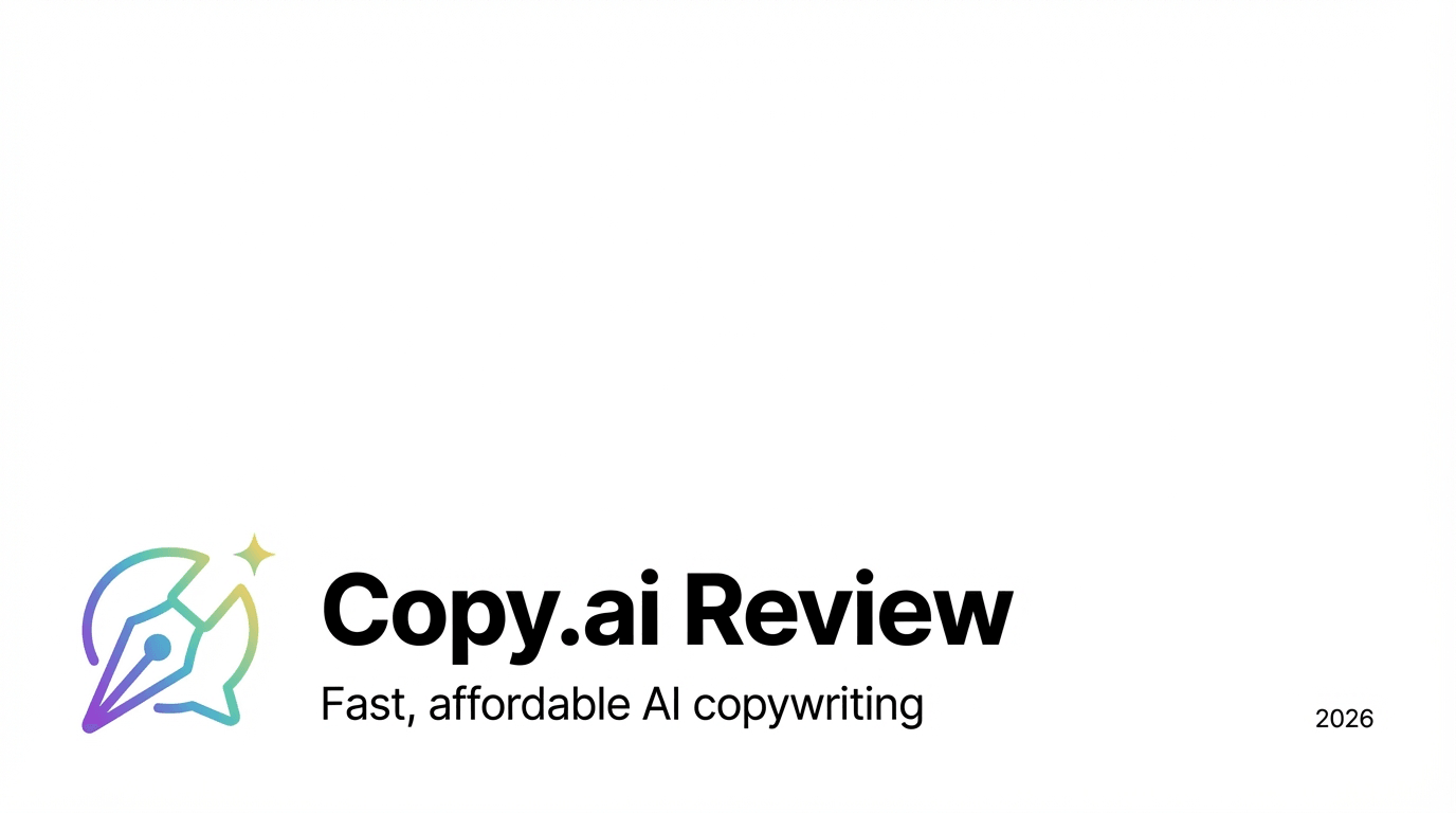 Copy.ai Review: Fast, Affordable AI Copywriting Tested